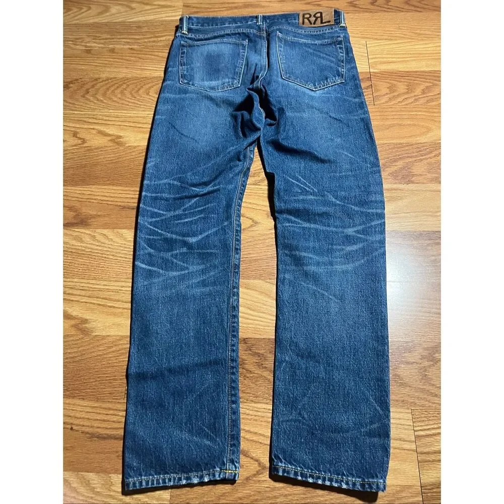 Ralph Lauren RRL Double RL Men’s Slim Narrow Selvedge Jeans 32x30